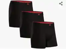 DANISH ENDURANCE 3 Pack Calzoncillos de Bambú para Hombre, Bóxer Ultrasuave y Transpirable, Negro, X-Large
