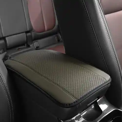 deemars Centro de Coche de la Consola Cubierta, 12,6 X 7,48 en la Consola Central Automática, Cuadro de Almacenamiento Armrest Coche, Accesorios Interiores Universales para la Mayoría (Gris)