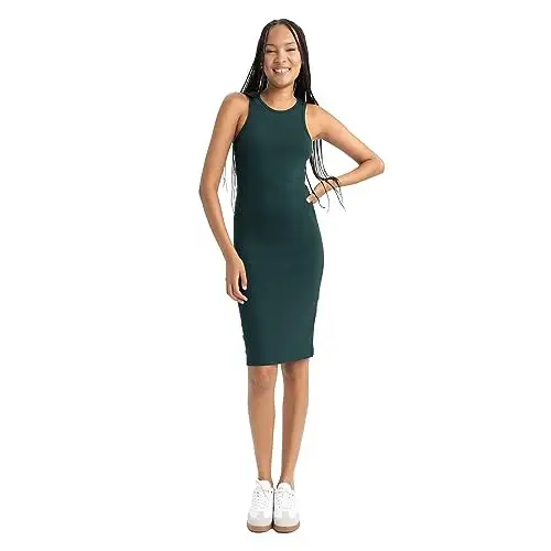 Vestido Informal, Verde (Green) (Talla S y L)