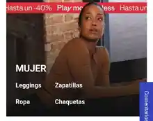 Descuento sección mujer en Decathlon