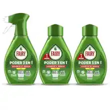 Desengrasante Fairy Spray de limón con 2 recambios de 500ml.