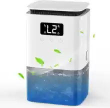 Deshumidificador Portátil para Hogar de 1.3 L, con Descongelación Automática, Temporizador de 4 a 24 Horas