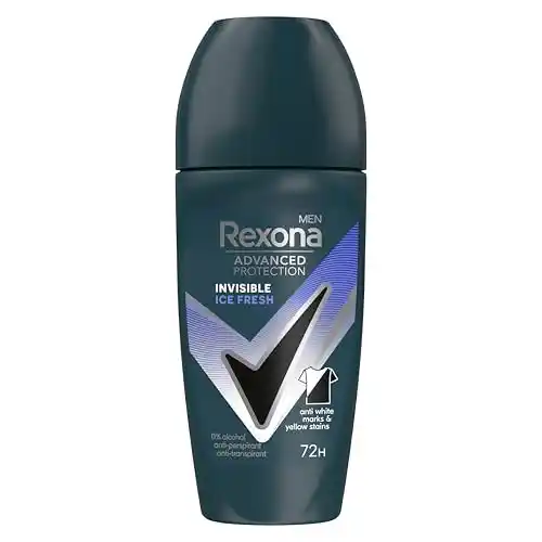 Desodorante Roll-On Rexona Invisible Ice 50ml