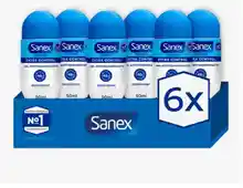 Sanex Desodorante - Pack de 6