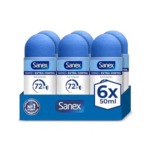 Desodorante roll-on Sanex Dermo+ Extra Control