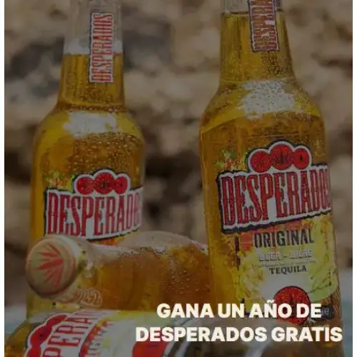 Desperados sortea 1 año de cerveza gratis