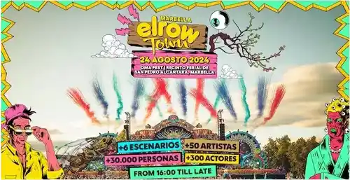 Desperados regala 57 entradas dobles para el festival Marbella Elrow Town (sorteo por compra)