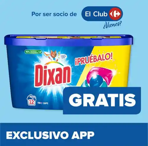 Detergente DIXAN Totalmente GRATIS en Carrefour