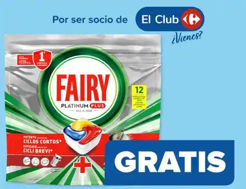 Detergente gratis por compras en Carrefour