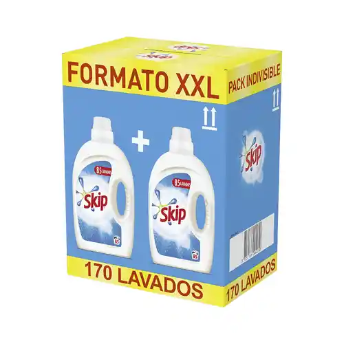 Detergente Skip  Limpieza Profunda 2 Unidades - 170 Lavados (a 0,12€/Lavado)