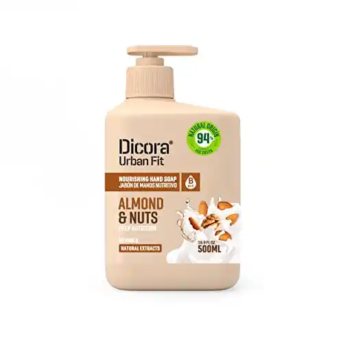 Dicora Urban Fit Jabón de Manos Vitamina B Almendras & Nueces 500 ml