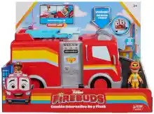 DISNEY JUNIOR - UNIDAD DE RESCATE - BO Y FLASH - Figura de Acción y Camión de Bomberos de Juguete con Fricción y Función de Caballito - 6066348 - Juguetes Niños 3 Años +