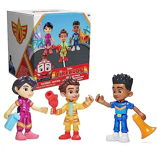 DISNEY JUNIOR - UNIDAD DE RESCATE - PACK DE FIGURAS DE ACCIÓN - con 3 Juguetes Colecionables - Bo, Jayden y Violet con Accesorios - 6067683 - Juguetes Niños 3 Años +