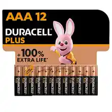 Duracell Plus pilas AAA (pack de 12)