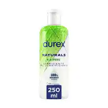 Durex Naturals H2O Lubricante, con ingredientes 100% naturales y pH fisiológico, 250 ml