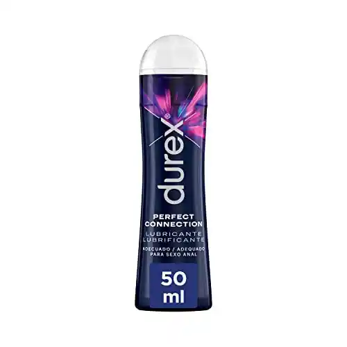 Durex, Perfect Connection Lubricante de Base Silicona, Lubricación Duradera, 50ml