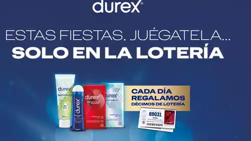 Durex sortea décimos de Lotería (sorteo por compra)