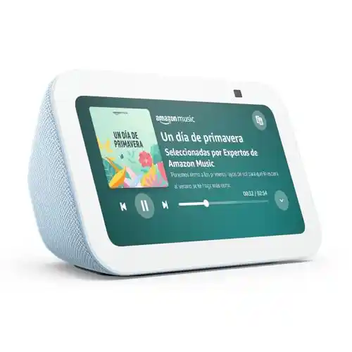 Echo Show 5 (Última generación) | Pantalla táctil inteligente con Alexa diseñada para controlar tus dispositivos de Hogar digital y más | Gris azulado