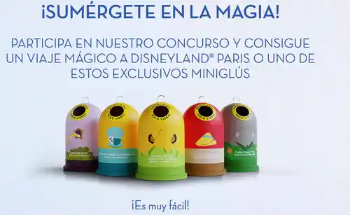 Ecovidrio sortea 200 miniglús y un viaje a Disneyland Paris (sorteo)