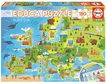 Educa - Mapa Europa Puzzle, 150 Piezas, (18607)