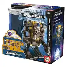 Educa - Misión a la Luna; Exoesqueleto; Construye, Juega y Observa como tu Robot Cobra Vida Gracias a su Motor a Pilas; Haz Volar tu imaginación con Este Set, a Partir de 6 Años (41349)