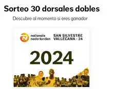 El Corte Inglés sortea dorsales para la San Silvestre de Valencia (sorteo por compra)