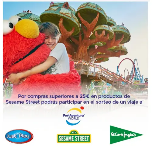 El Corte Inglés sortea un viaje a PortAventura (sorteo por compra)