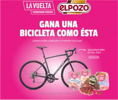 El Pozo sortea 10 bicicletas Specialized Allez(Sorteo por compra)