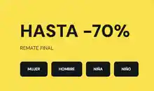 Envíos gratis + Remate Final hasta -70% + 10% De dcto con código en Springfield