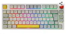 Teclado Mecánico Inalámbrico/Bluetooth/USB-C, con Iluminación RGB, Hot Swap, Teclas Multimedia, y Compatible con PC/Mac/PS4/PS5/Xbox
