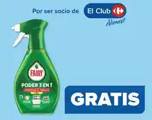 Fairy spray gratis en Carrefour (por compras)