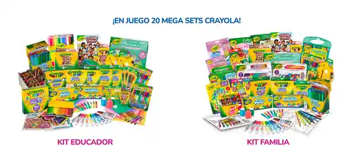 Fattoremamma sortea 20 mega sets crayola (sorteos)