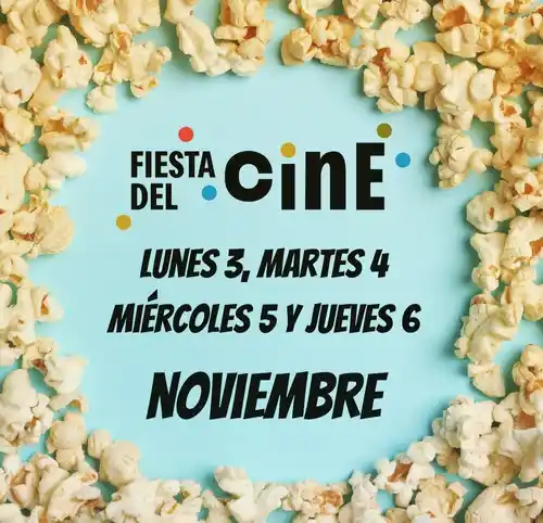 Fiesta del cine en NOVIEMBRE, entradas a 3,50€ - Fechas