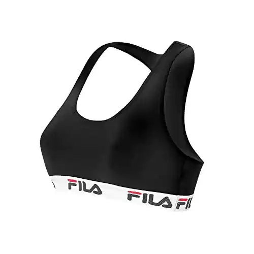 Fila Fu6042 Soutien-gorge Femme Bra, Negro (Black), M Mujer