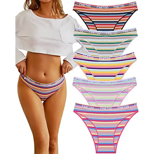10 piezas Ladies Brazilian Slip Bikini Set Sexy Girls Cotton Underwear Underpants Comfortable Lingerie Women Seamless Hipster