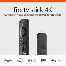Fire TV Stick 4K de Amazon para streaming y entretenimiento en casa.