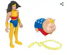 Fisher-Price DC Liga de Super Mascotas BP/WW Héroe y Mascota Figuras de Juguete (Mattel HGL04)