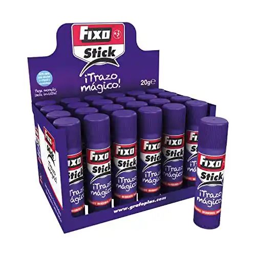 Fixo Stick 00020535－ Barra de pegamento Trazo Mágico de 20g, Violeta