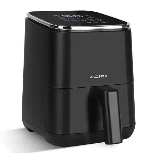 Freidora de aire AIGOSTAR 2L, 1200W, 8 programas de cocina.