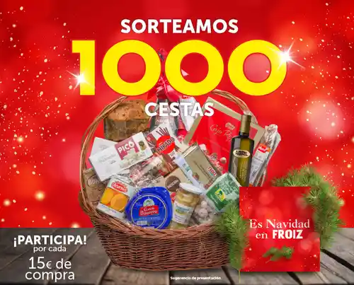 Froiz sortea cestas de Navidad (sorteo por compra)