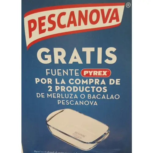 Fuente para horno gratis por compras Pescanova (Carrefour)