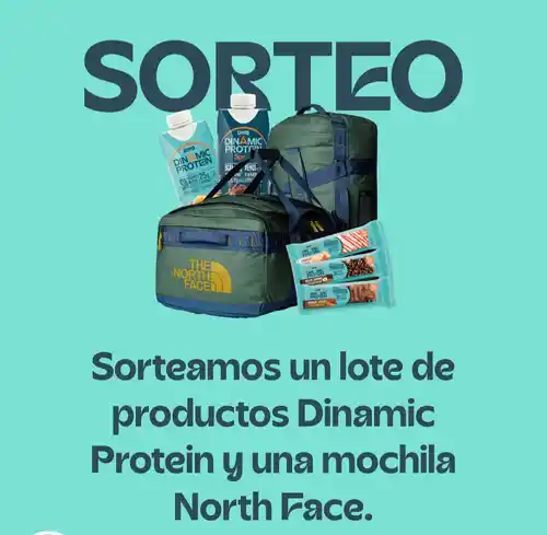 SORTEO de productos Dinamic Protein y mochila Northface