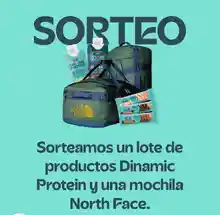 SORTEO de productos Dinamic Protein y mochila Northface