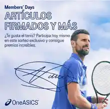 Gana un artículo firmado por uno de estos tenistas de élite, sorteo