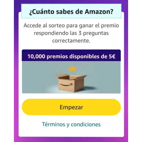 Gana un cupón de 5€ para 25€ en compras para Halloween / Amazon