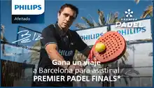 Gana un Viaje a Barcelona para asistir al Premier Padel Finals gracias a Philips (sorteos por compra)