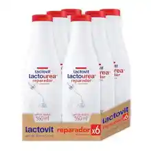 Gel de ducha reparador 6x Lactovit 550ml