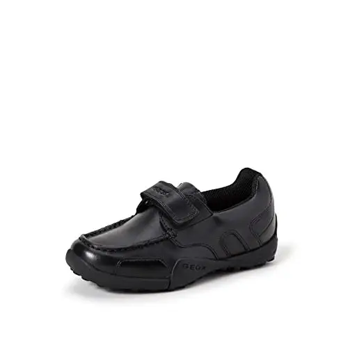 Geox J W.Snake Moc B, Mocasines para Niño, Negro (Black), T. 28 EU