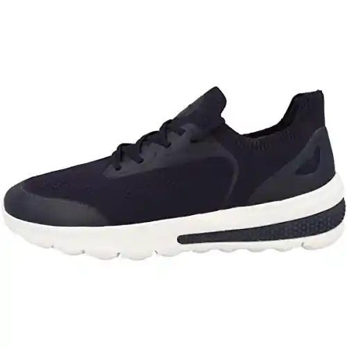 Geox U Spherica Actif U35baa, Zapatillas Hombre, Azul Navy, 42 EU Ancho