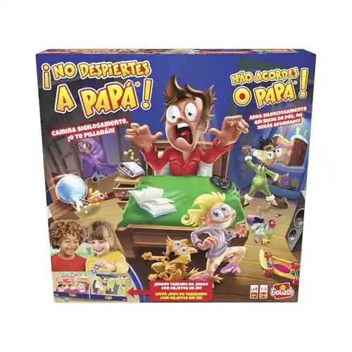 Goliath - NO DESPIERTES A PAPA - Juego de Mesa Infantil para Niños y Niñas a Partir de 4 Años - Divertido y Familiar - Juego de Habilidad - Para Regalar y Jugar en Familia - Versión en Español